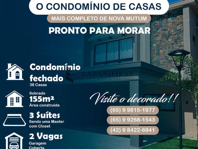 #21 - Casa para Venda em Nova Mutum - MT